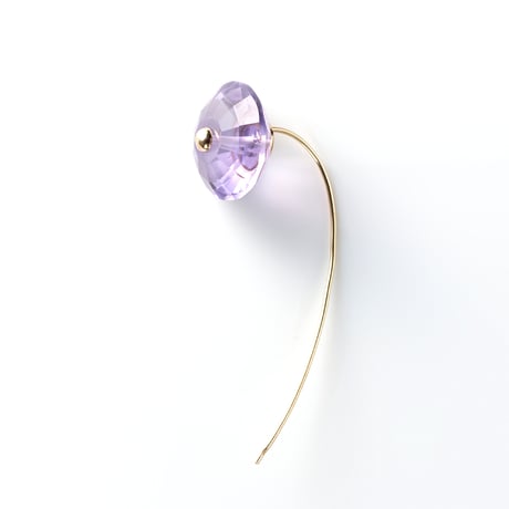 Peppermint Lollipop Earring  K10YG