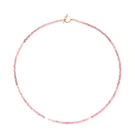 Panakeia Pink Tourmaline Necklace K10YG