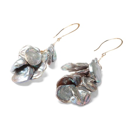 Keshi Pearl Pierced earrings