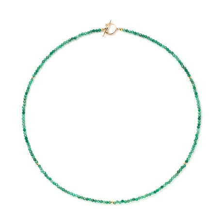 Panakeia  Emerald Necklace K10YG