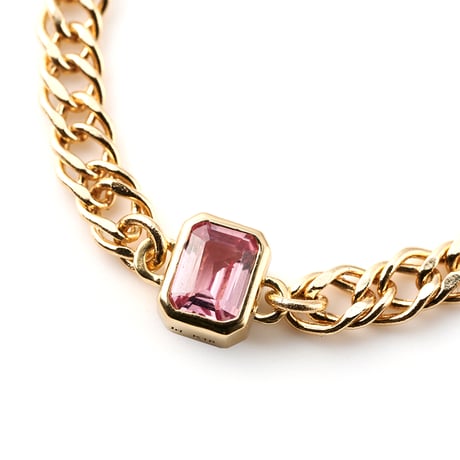 "Ultimate sophistication"Octagon Multi Sapphire Chain Ring K18YG