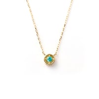 "Pink Sands Beach"Paraiba Tourmaline Necklace K18YG