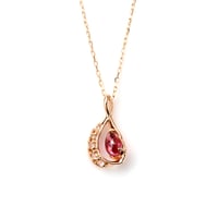 "SAKURA MAU" Pink Tourmaline Necklace K10PG