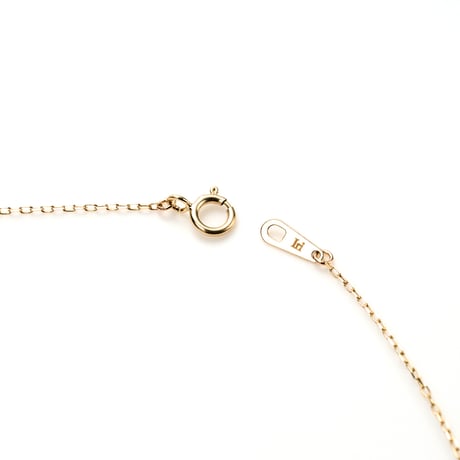 "Dappled Sunlight" Rutile Quartz Necklace K10YG