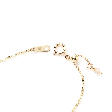 "Dappled Sunlight" Rutile Quartz Bracelet K10YG