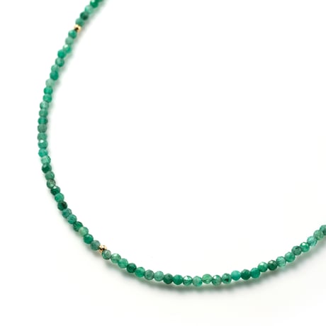 Panakeia  Emerald Necklace K10YG