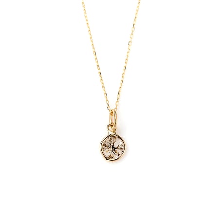 "INNATE BEAUTY" Slice Diamond Necklace M K18YG
