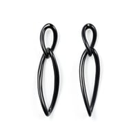 Monochrome Noir Earrings K10YG
