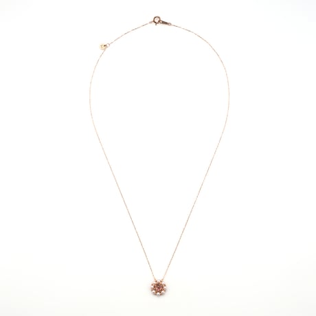 Heart Pink Tourmaline Necklace K10PG