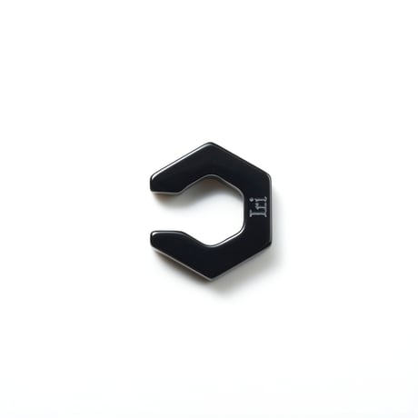 Innate Black agate Hexagon Earcuff