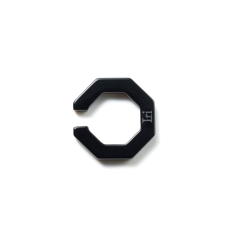 Innate Black agate Octagon Earcuff