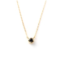 "Ultimate sophistication" Black Diamond Necklace K18YG