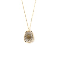 "INNATE BEAUTY" Slice Diamond Necklace S K18YG