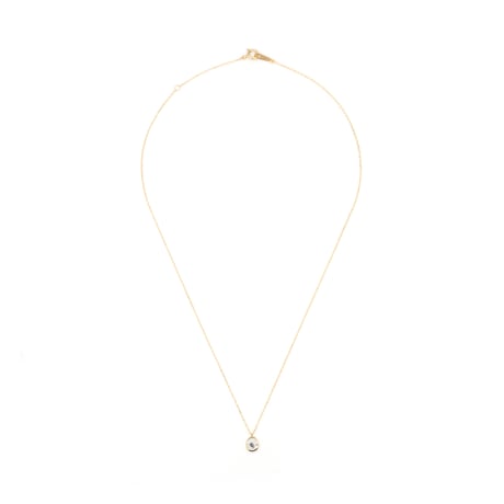 "INNATE BEAUTY" Slice Diamond Necklace SS K18YG