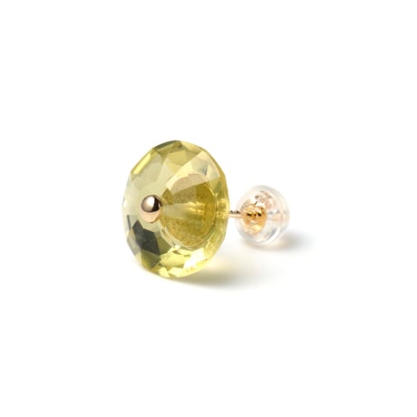 Peppermint Lollipop Earring K10YG