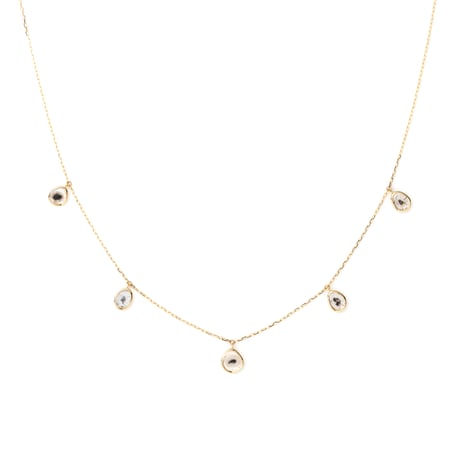 "INNATE BEAUTY" Slice Diamond Necklace K18YG
