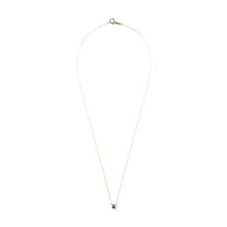 "Ultimate sophistication" Square Emerald Necklace K18YG