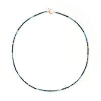 Panakeia Blue Tourmaline Necklace K10YG