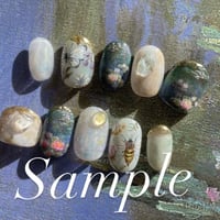 オーダーアートネイルチップ(絵画難易度低4本以内)