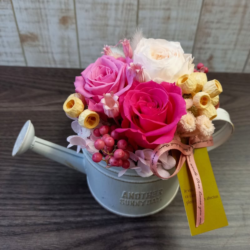 済)ゆとりすと タルト型フラワーアレンジ(ピンクカラー) No.4. 母の日