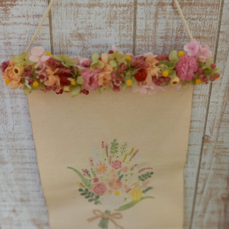 刺繍タペストリー 花束タイプ | フローリスト桜桃