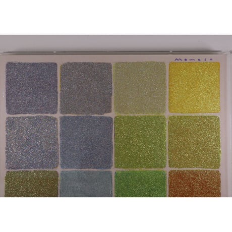 百瀬寿「Glitter Silver ,Yellow ,Orange  and  Violet」