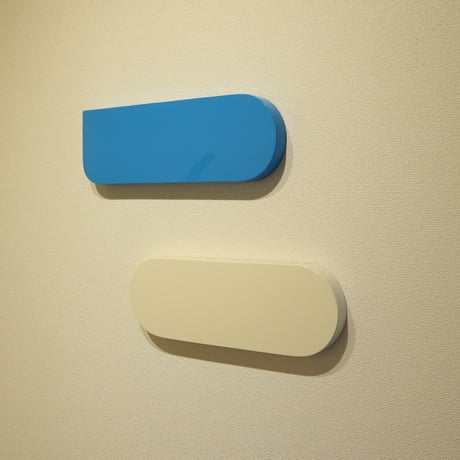 尾崎森「#13 Conversation/Blue and White」
