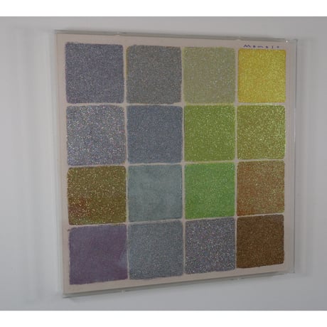 百瀬寿「Glitter Silver ,Yellow ,Orange  and  Violet」