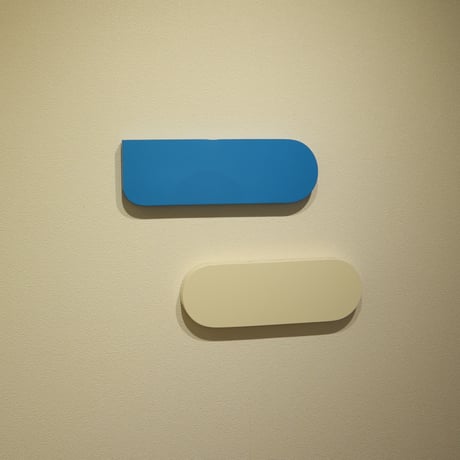 尾崎森「#13 Conversation/Blue and White」