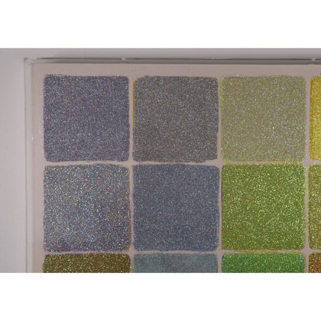 百瀬寿「Glitter Silver ,Yellow ,Orange  and  Violet」