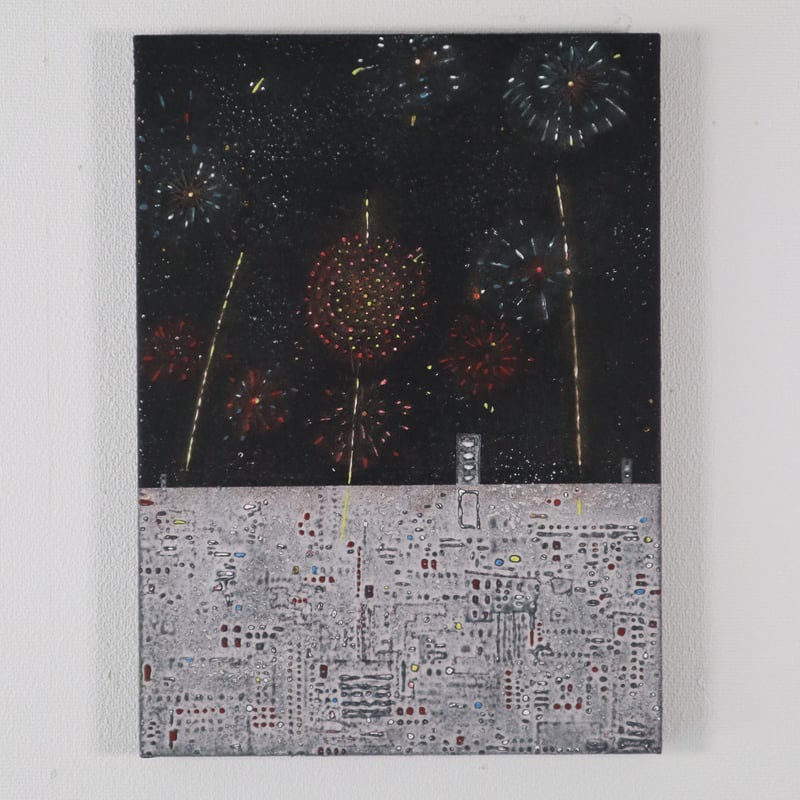 佐藤佑「街と花火№2」 | implexus art gallery online shop