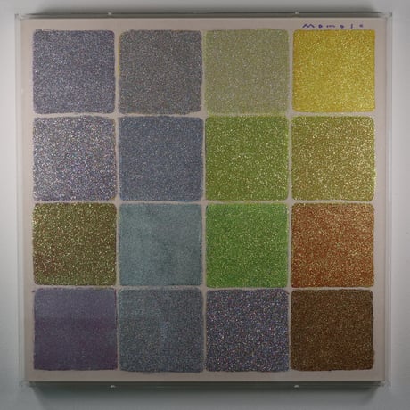 百瀬寿「Glitter Silver ,Yellow ,Orange  and  Violet」