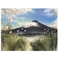 鈴木史帆「Cosmos beneath Mount Fuji」