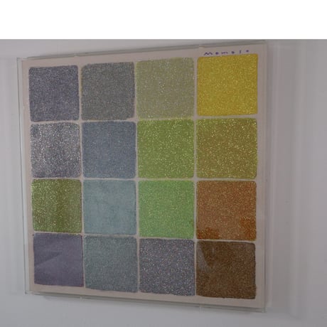 百瀬寿「Glitter Silver ,Yellow ,Orange  and  Violet」