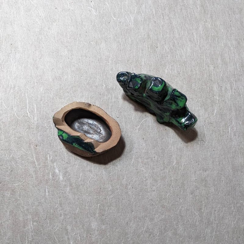 吉川千香子作 オブジェ、蓋物 CYー010 | Gallery hanakura
