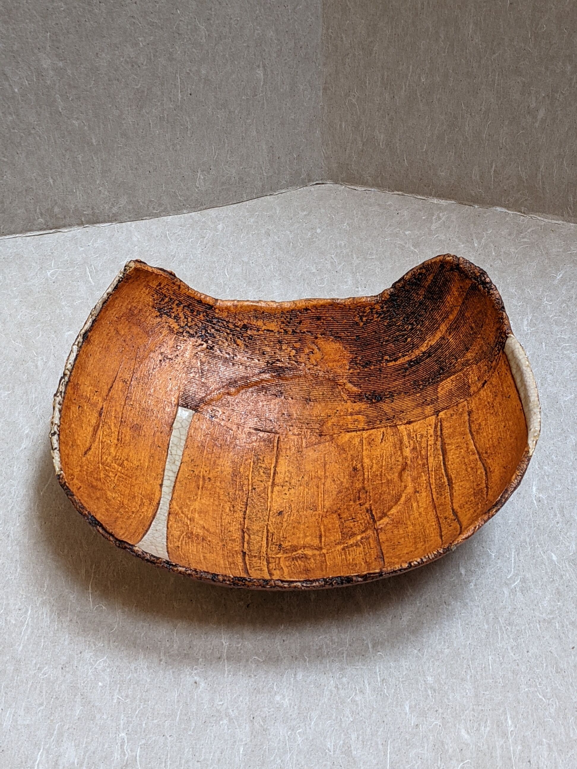 入手困難　人気陶芸作家：中田篤作品　変形大鉢　新品未使用 中田篤作 変形大鉢 NTー20 | Gallery hanakura