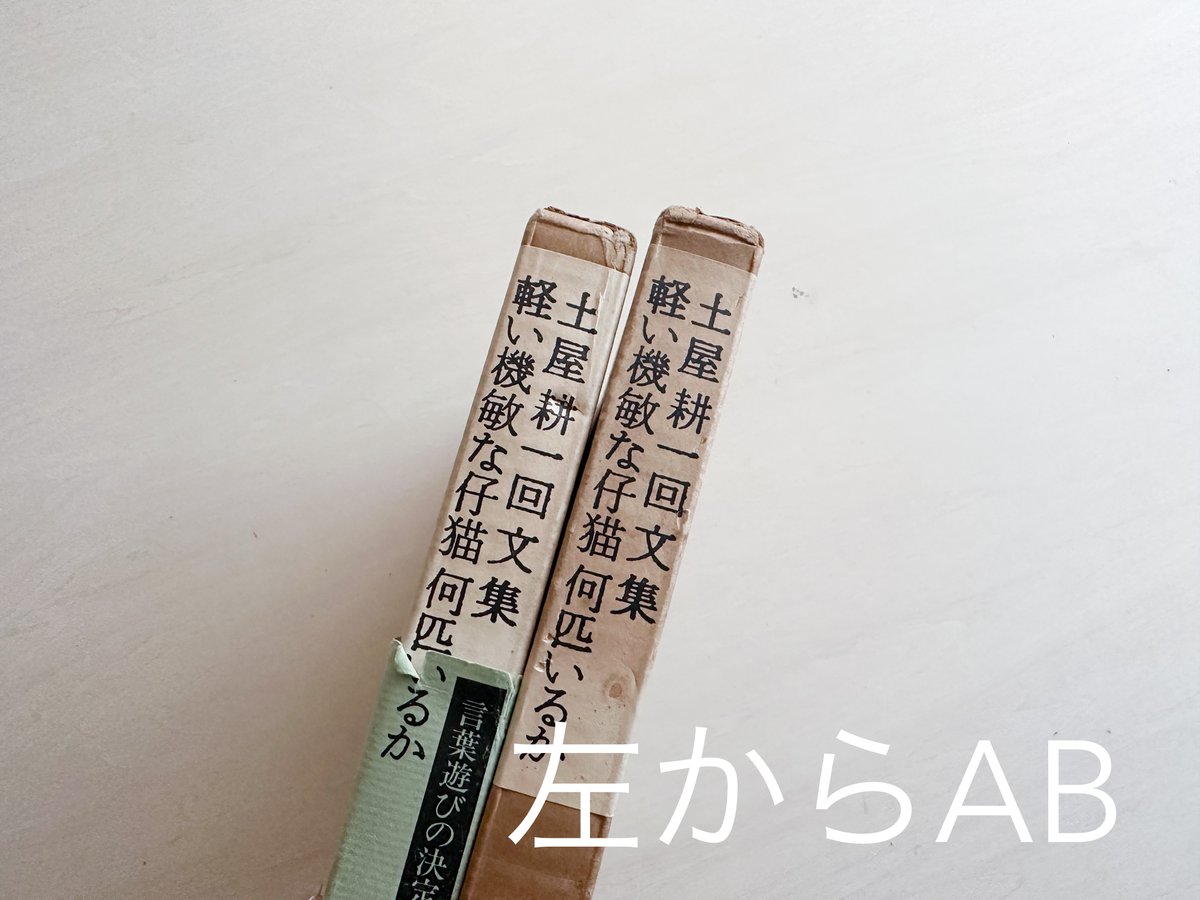 土屋耕一　回文集　軽い機敏な仔猫何匹いるか　箱帯付属　昭和55年版 軽い機敏な仔猫何匹いるか: 土屋耕一回文集 (角川文庫 緑 645-1