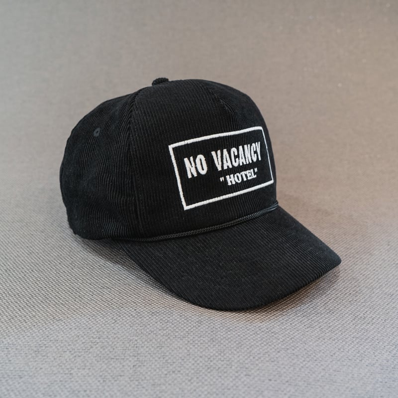 HOTEL ORIGINAL CAP【NO VACANCY】// BLACK × WHITE