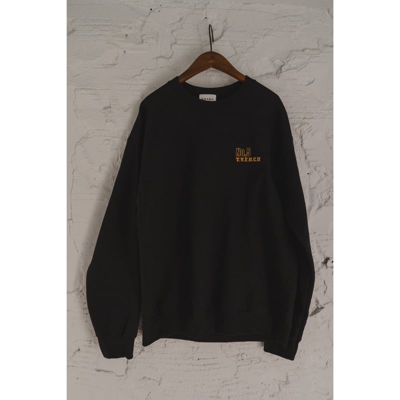 XL 即発送 TSY HOTEL BLACK PANTHER SWEAT 黒 TSY × HOTEL】BLACK PANTHER SWEAT / BLACK