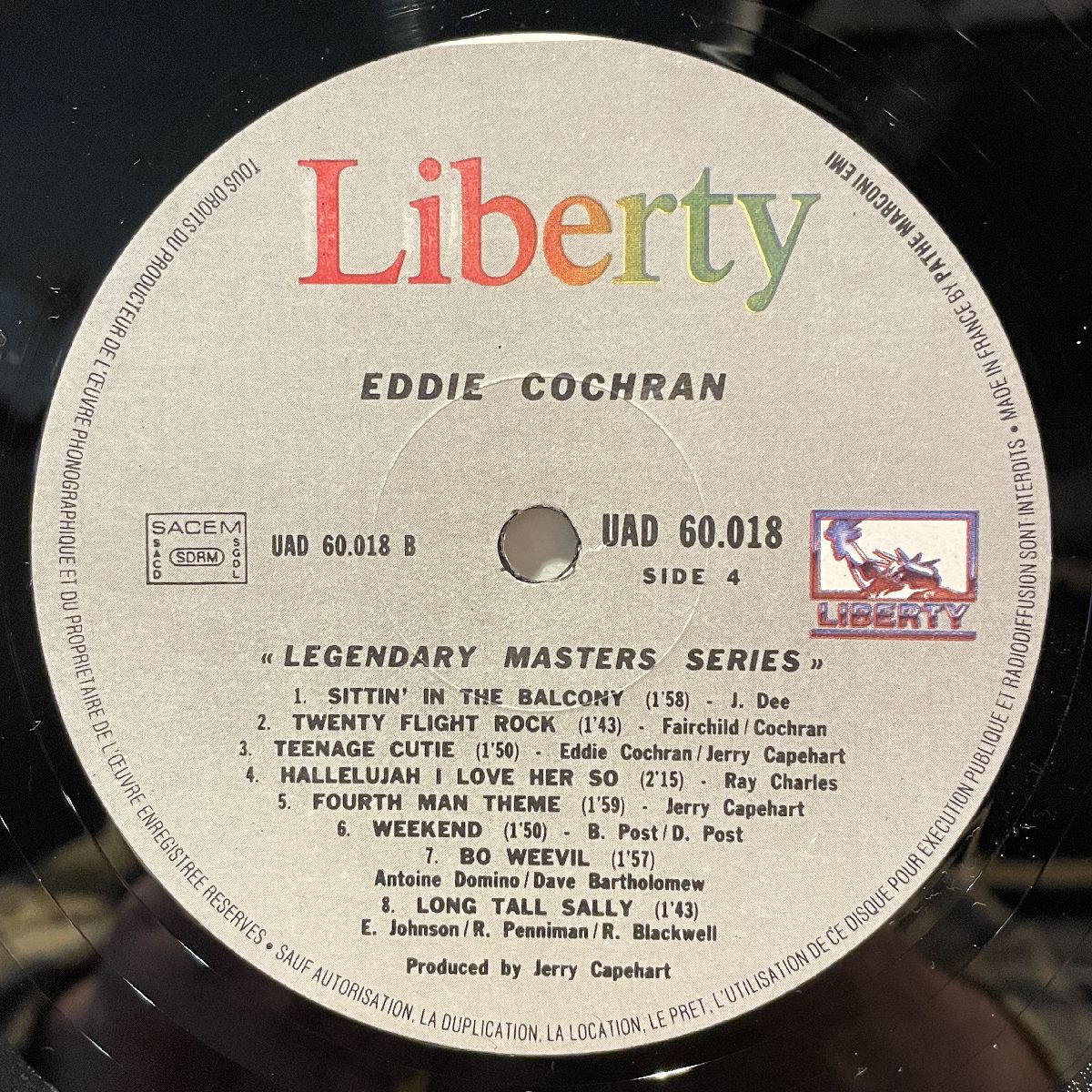EDDIE COCHRAN - Legendary Masters Series (UNITE