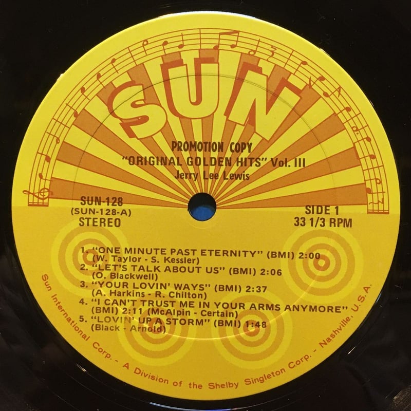 JERRY LEE LEWIS - Original Golden Hits Volume 3