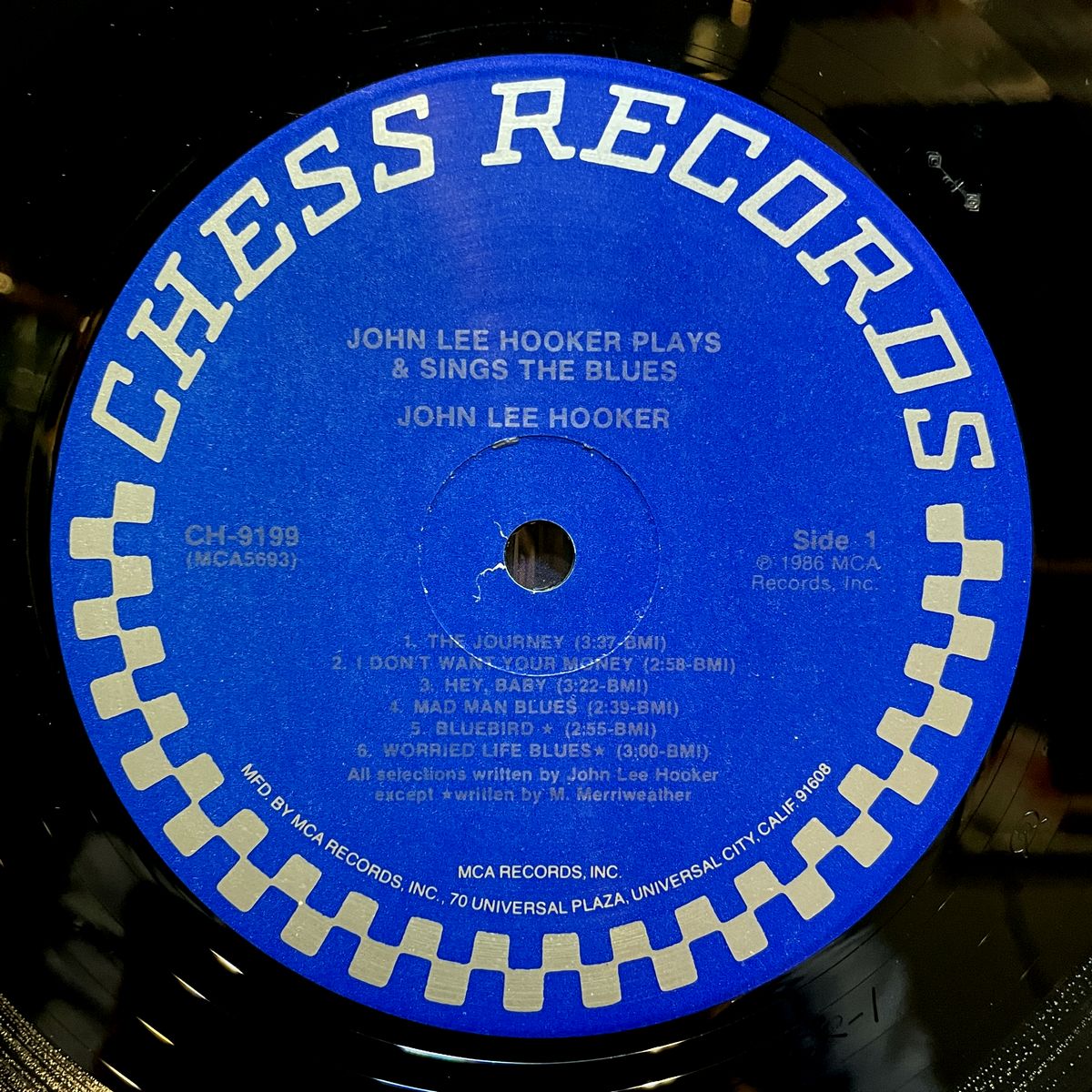 JOHN LEE HOOKER - Plays & Sings The Blues (Ches