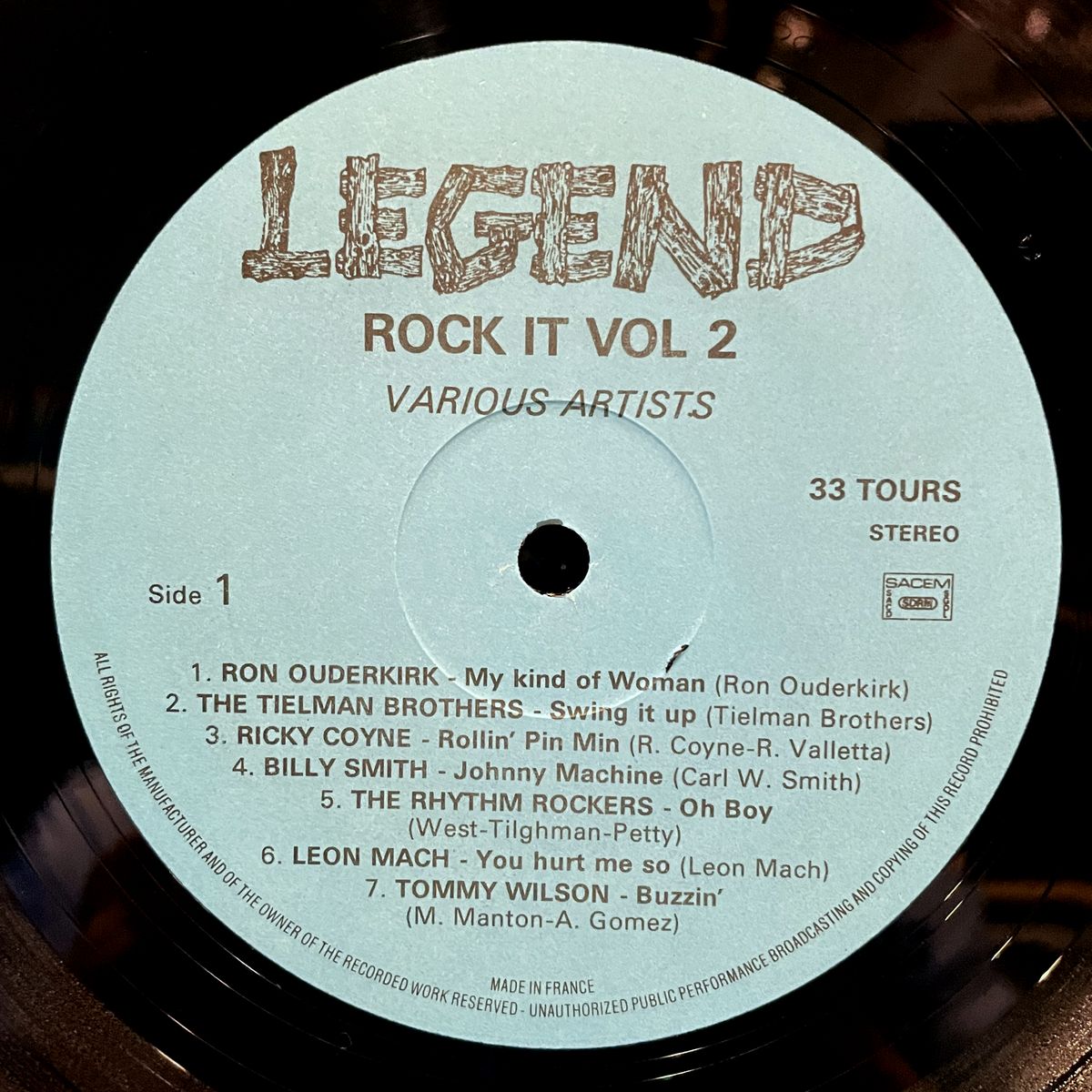 V.A. - Rock It Vol.2 (Legend 005) | CREOLE COFF