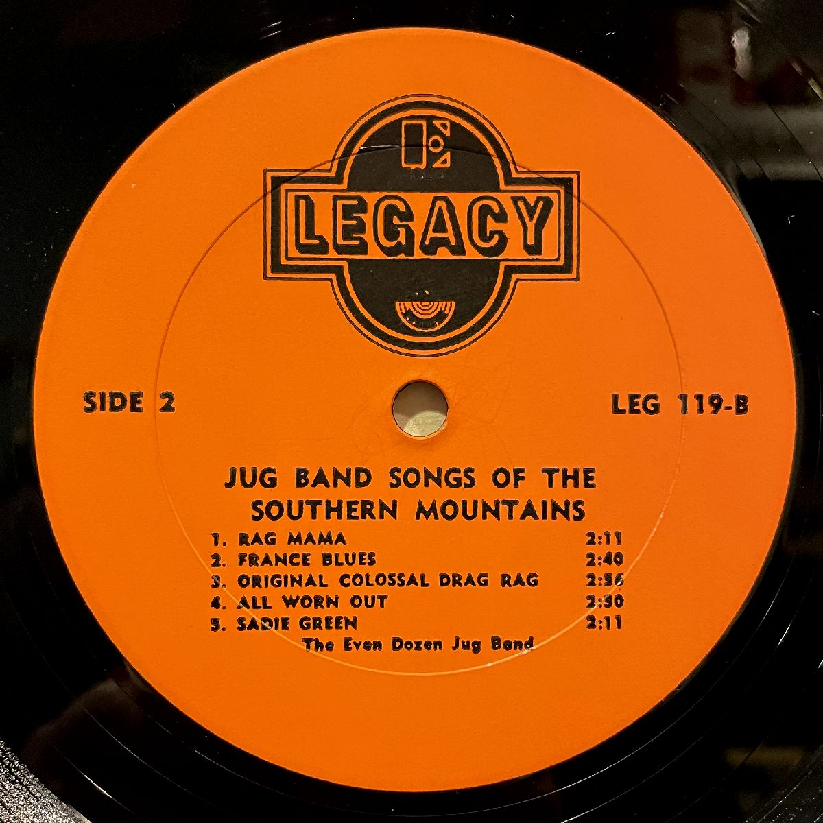 THE EVEN DOZEN JUG BAND - Jug Band Songs Of The