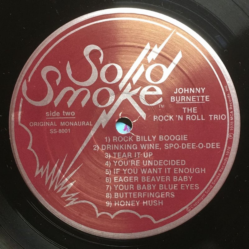 JOHNNY BURNETTE The Rock'n Roll Trio - Tear It JOHNNY BURNETTE The Rock'n Roll Trio - Tear It