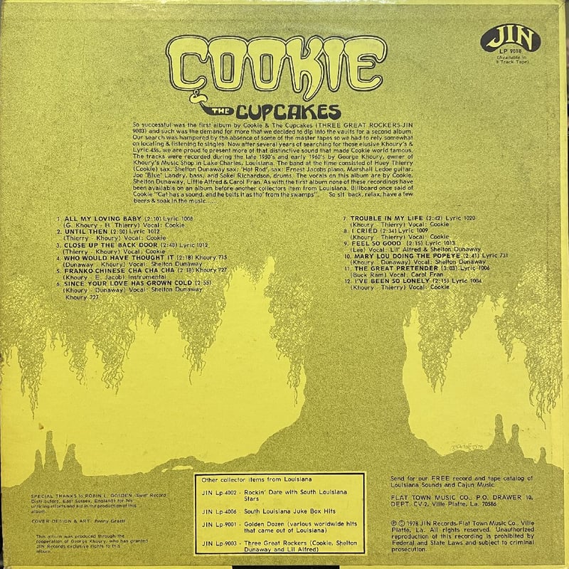 COOKIE and THE CUPCAKES - By Request Vol.2 (JIN