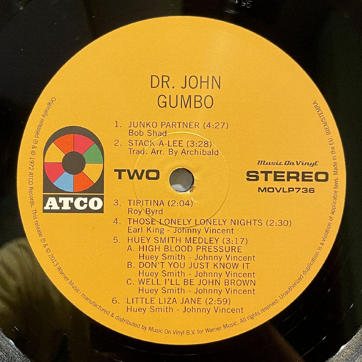 欧LP Dr. John Dr. Johns Gumbo MOVLP736 Music on Vinyl 未開封 /00400 Dr. John – Dr. John's Gumbo – Vinyl (PR - Presswell Press