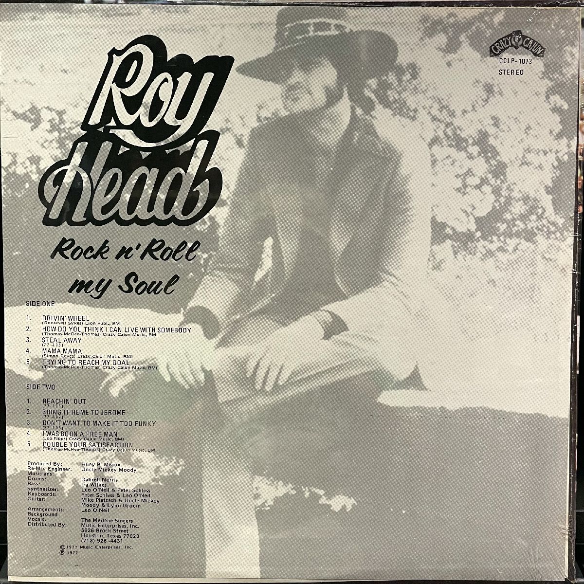 ROY HEAD - Rock N' Roll My Soul (Crazy Cajun CC