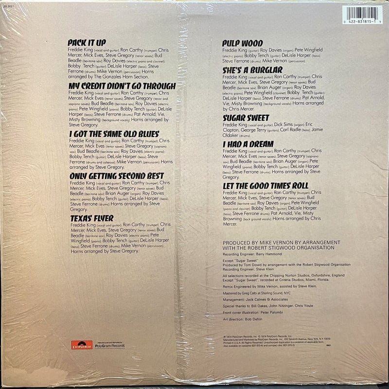 FREDDIE KING - Burglar (Polydor 831815-1) | CRE