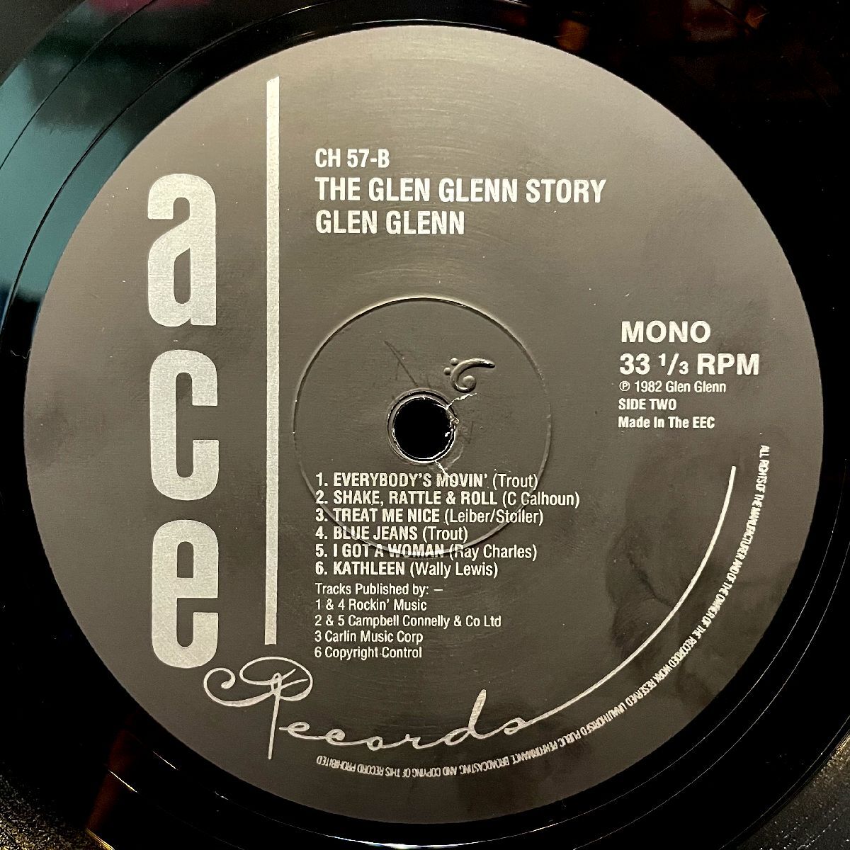 GLEN GLENN - The Glen Glenn Story (ace CH 57) |